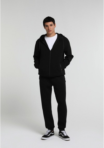 Colin's Colins Regular Fit Kapüşonlu Düz Erkek Siyah Sweatshirt Cl1082116 Q1.v1 Blk
