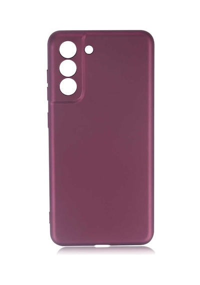 Zore Galaxy Uyumlu S21 Fe Kılıf Msra Premier Silikon Kapak - Mürdüm Mürdüm