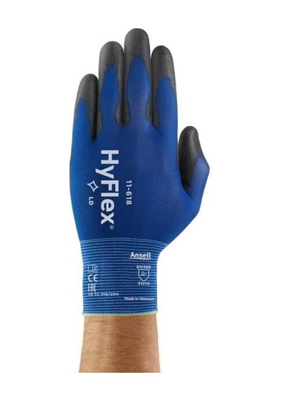 Ansell Hyflex 11-618 Dokunma Hassasiyetli Mekanik Koruma Iş Eldiv