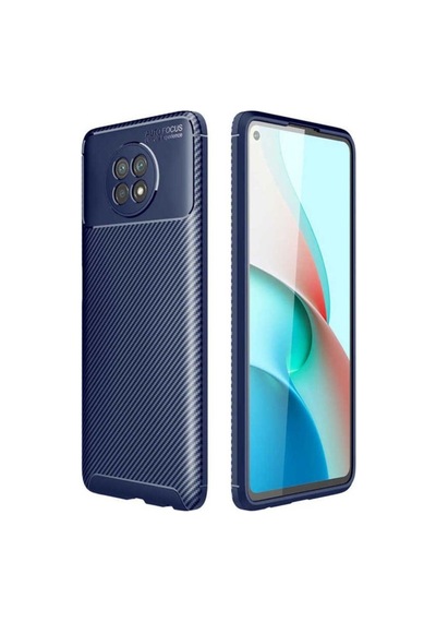 Xiaomi Redmi Note 9 5g Kılıf Zore Negro Silikon Kapak Lacivert
