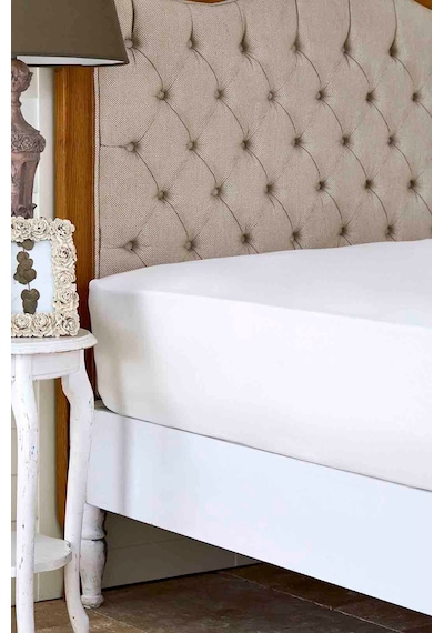 Karaca Home Ekru %100 Pamuk Düz Çarşaf 160 Cm X 240 Cm