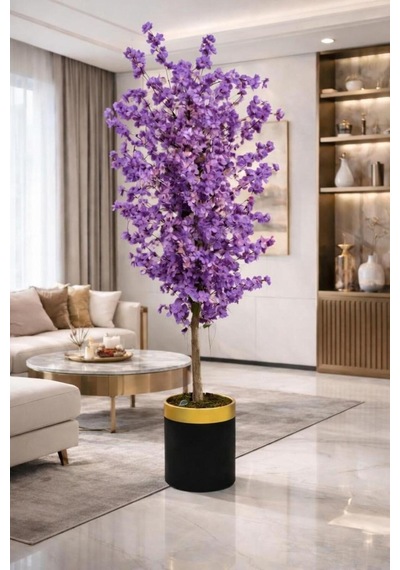 Bahardalı 150 Cm Lux Metal Saksı Dahıl Yeşil