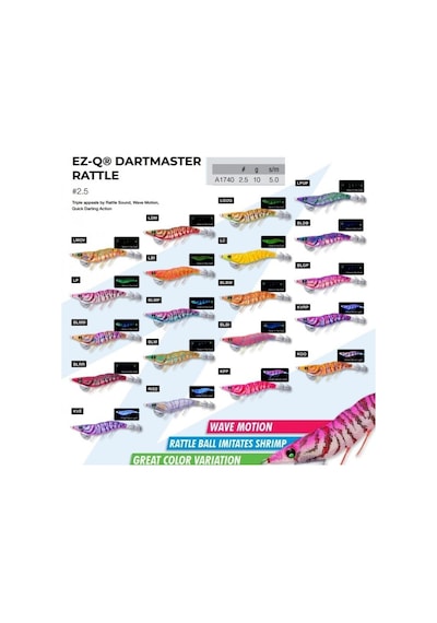 Duel Ez Q Dartmaster Rattle Kalamar Zokası