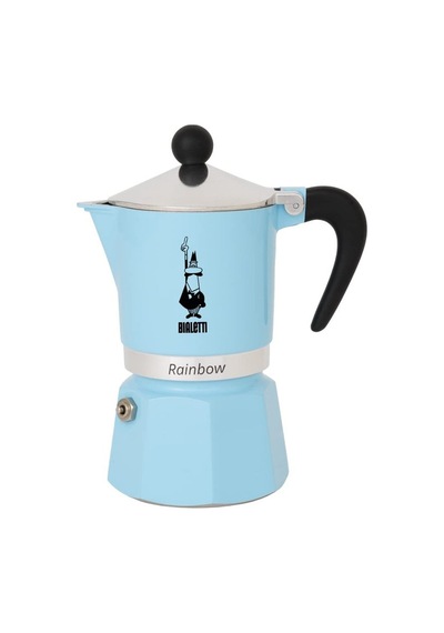 - Rainbow: 3 Cups Ocak Üstü Espresso Pişirici - 130ml - Açık Mavi Renk - Alüminyum Gövde - Patentli Güvenlik Valfi - Tüm Ocak Türleri İçin Uygundur İndüksiyon Hariç Sku: Zeusb072vk3xqj - Rainbow: 3 Cups Ocak Üstü Espresso Pişirici - 130ml - Açık Mavi Renk - Alüminyum Gövde - Patentli Güvenlik Valfi - Tüm Ocak Türleri İçin Uygundur İndüksiyon Hariç Sku: Zeusb072vk3xqj