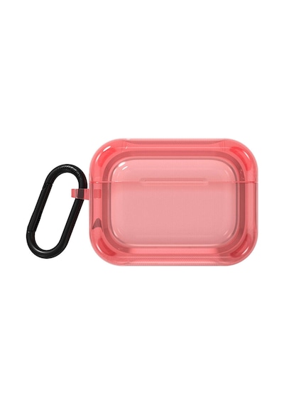 Apple Uyumlu AirPods Pro 2 Kılıf Saydam Jelly Tasarımlı Youngkit Candy Serisi Kılıf Kırmızı