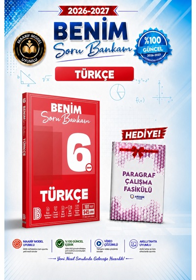 Benim Hocam 6. Sınıf Türkçe Soru Bankası Maarif Model