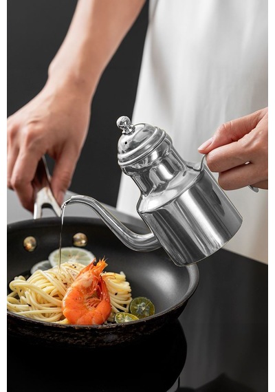 Komple 304 Çelik 310 Ml Yağdanlık Sosluk Ve Sirkelik Cin596by