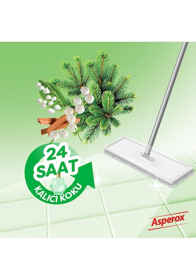 Asperox Doğaya Kaçış Parfümlü Yüzey Temizleyici Çam & Sandal Ağacı Müge Çiçeği Kokulu 2.5 Litre Tekli