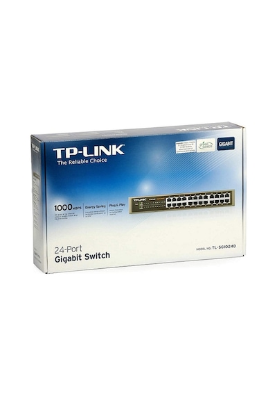 TP-LINK TL-SG1024D 24PORT 10/100/1000 YÖNETİLEMEZ SWITCH