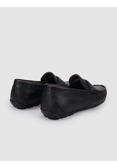 Cabani Moravex %100 Hakiki Deri Siyah Erkek Loafer