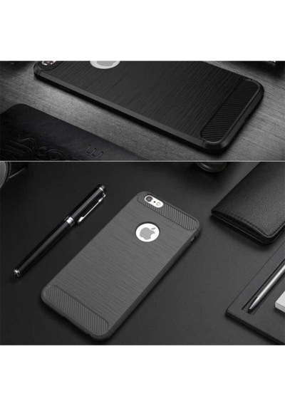 Apple Uyumlu iPhone 6 Plus Kılıf Zore Room Silikon Kapak Gri
