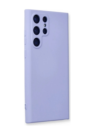 Samsung Galaxy S24 Ultra Kılıf Nano İçi Kadife Silikon - Lila 0.2M-Çok Renkli