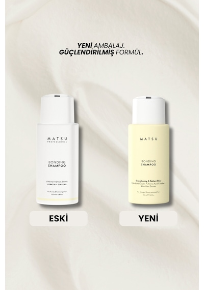 Matsu Bonding Bağ Yapılandırıcı Şampuan 350 ml | Kırılma Karşıtı & Anti-Frizz