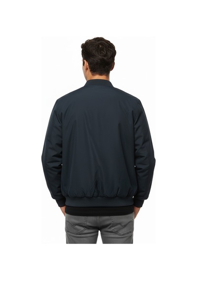 Only & Sons Only&sons Russel Padded Bomber Erkek Lacivert Dik Yaka Ceket