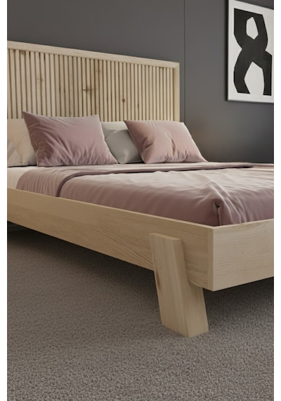 Alaz Model Dikey Başlıklı Masif Ahşap Karyola Ve 2 Adet Komodin Kolay Kurulum Fırınlanmış İthal Sibirya Çamı 90x190 Yatak Uyumlu 2 Adet Komodin Alaz Model Dikey Başlıklı Masif Ahşap Karyola Ve 2 Adet Komodin Kolay Kurulum Fırınlanmış İthal Sibirya Çamı 90x190 Yatak Uyumlu 2 Adet Komodin