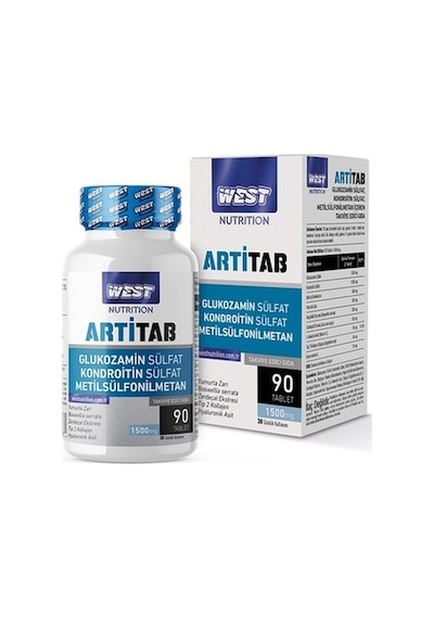 West Nutrition Artitab Glukozamin Sülfat Kondroitin Sülfat -Msm + Hediy...