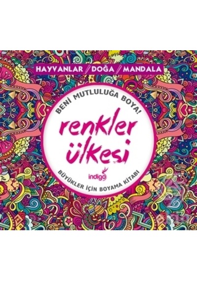 Renkler Ülkesi: Hayvanlar Doğa Mandala/Kolektif