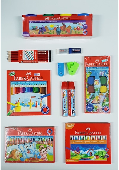 Faber Castell Kırtasiye Seti 9 Parça