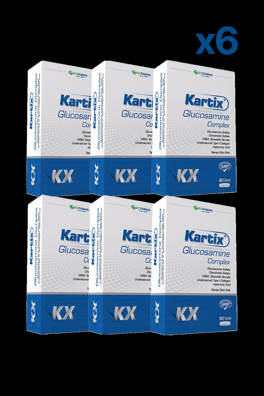 Kartix Glukozamin Complex Takviye Edici Gıda 6 x 60 Tablet