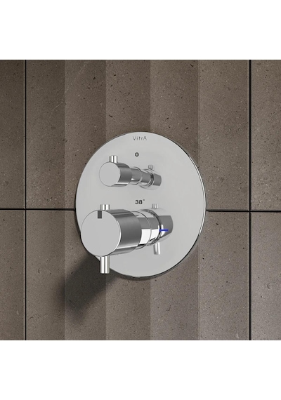 VitrA Origin Termostatik Ankastre Banyo Bataryası A42671 Krom