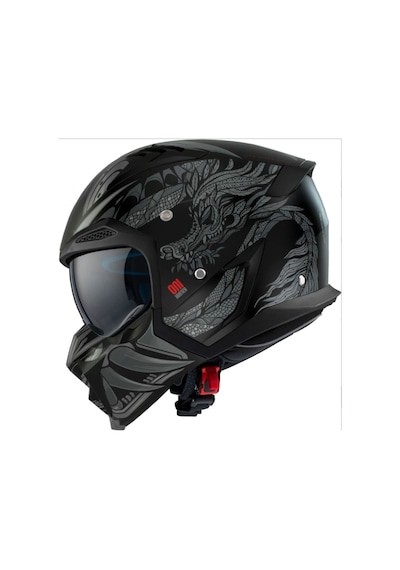 Axxis Hunter SV Oni B2 Sport Modüler Motosiklet Kaskı Mat Gri