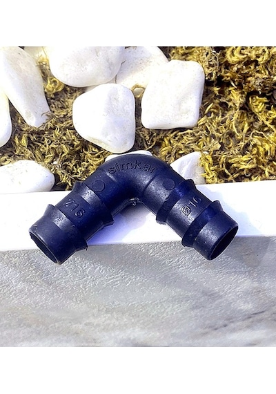 Plastik Damla Sulama Kurtağzı Dirsek 16 x 16 100 Adet