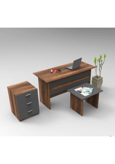 Robinhome Robin Home Verona Abc Ofis Büro Masa Takımı Ofis Masası + Keson +