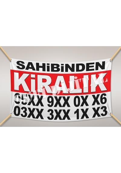 Sahibinden Kiralık Branda-Afiş-Pankart Avrupa Yırtılmaz Branda