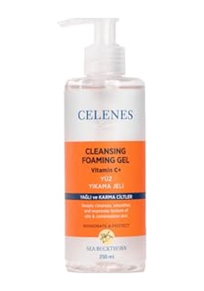 Celenes By Sweden Sea Buckthorn Yüz Yıkama Jeli Yağlı Ve Karma Ciltler İçin 250 Ml