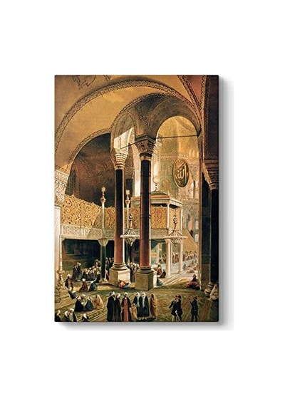 Osmanlı Zamanında Ayasofya Tablosu 50 X 75