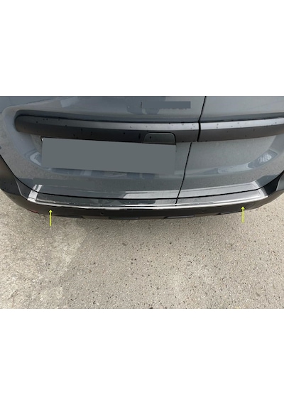 Renault Express Krom Arka Tampon Eşiği 2021 Üzeri Paslanmaz Ç.