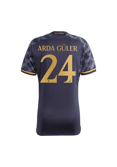 Real Madrid 2023/24 Yeni Sezon Arda Güler Deplasman Forması Siyah