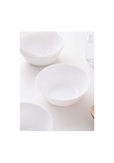 Zelıe Çok Amaçlı 6 Lı Beyaz Cam Kasesi 16 Cm