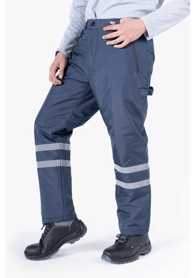 Çift Reflektörlü Su Geçirmez Pantolon Lacivert