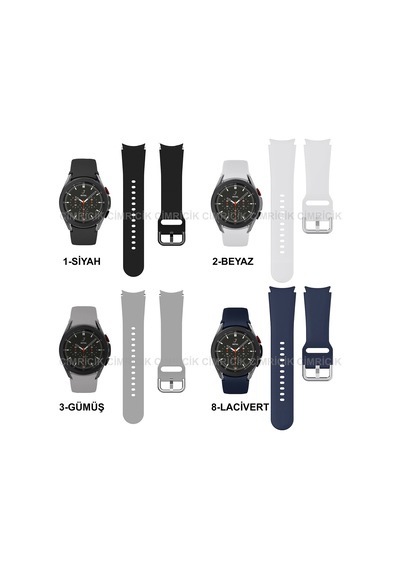 Samsung Galaxy Uyumlu Watch 4 Kordon 40-42-44-46 Mm Pim Tasarımı