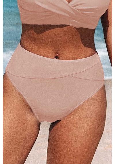 Angelsin Yüksek Bel Bikini Altı Pembe