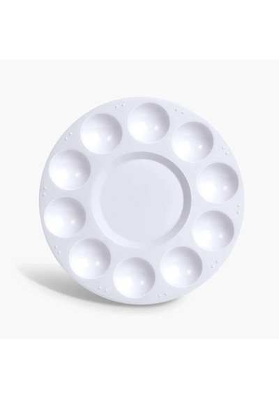 Plastik Yuvarlak Palet 17 Cm. 10 Godeli
