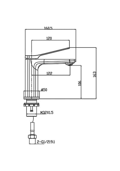 Fp-0111 Krom Lavabo Bataryası Renkli