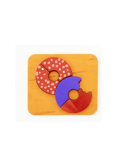 Woodnjoy Donut Üç Boyutlu Ahşap Puzzle
