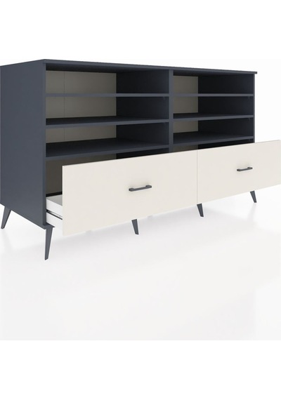 Kronos Konsol 6 Raflı 2 Çekmeceli 176x59x99 Antrasit-antrasit/ay Antrasit-antrasit/aytaşı Kronos Konsol 6 Raflı 2 Çekmeceli 176x59x99 Antrasit-antrasit/ay Antrasit-antrasit/aytaşı