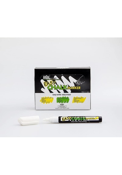 Marvy Easy Chalk Marker Sıvı Tebeşir Kalemi Beyaz Fosforlu Adet