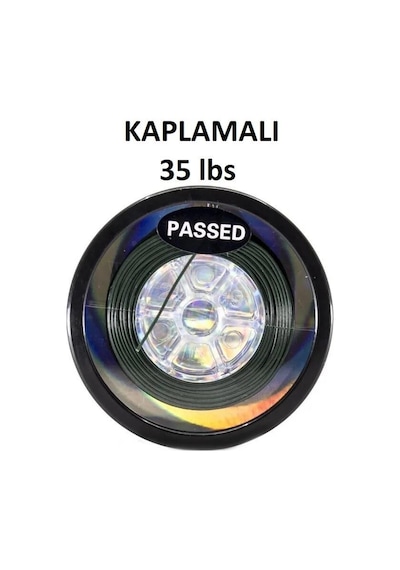 Kudos 10mt 35lb Coated Hooklink Kaplamalı Sazan Rig İpi Green