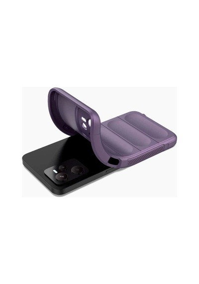 Gld-spt- Newface Realme C35 Kılıf Optimum Silikon - Mor