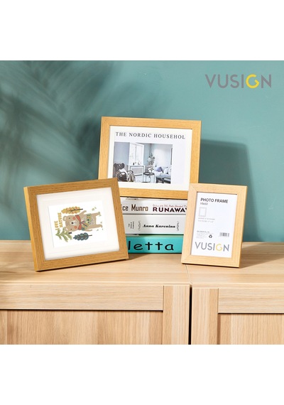 Vusıgn Vs652 Mdf Fotoğraf Çerçevesi 15x20 Cm Ahşap Masaüstü Ve Duvar Askılı Çerçeve
