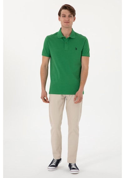 U.S. Polo Assn. Us. Polo Assn. Erkek Tişört 50297984-vr054 Yeşil