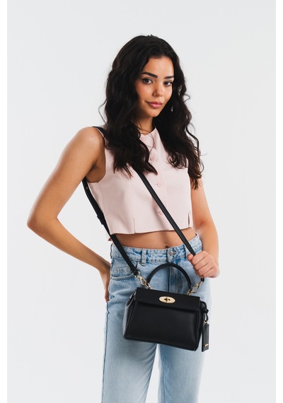 Nautica Sıyah Kadın Postacı Çantası Cn7554t Siyah