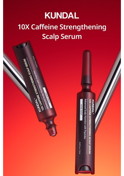 Kafein İçeren Dökülme Karşıtı, Güçlendirici Saç Serumu Kundal 10x Caffeine Strengthening Scalp Serum