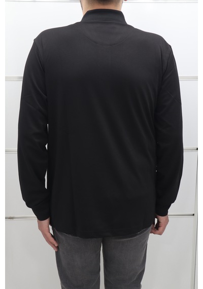 Santa Dmc Tekstil Erkek Düz Klasik Kesim Rahat Kalıp Polo Yakalı Tek Cep Kışlık Ince Sweat siyah Santa Dmc Tekstil Erkek Düz Klasik Kesim Rahat Kalıp Polo Yakalı Tek Cep Kışlık Ince Sweat siyah