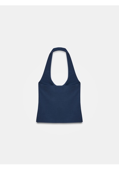 Dilvin 32726 Halter Yaka Top-k.lacivert
