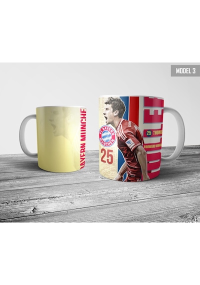 Bayern Munich Lewandowski Müller Coutinho Kupa Bardak Modelleri